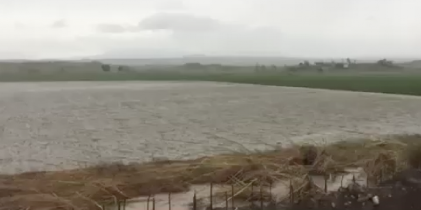 Ricefield turned into a river in Amulung, Cagayan September 15 2018 (Photo: Oxfam/April Ann Bulanadi) Ricefield turned into a river in Amulung, Cagayan September 15 2018 (Photo: Oxfam/April Ann Bulanadi)