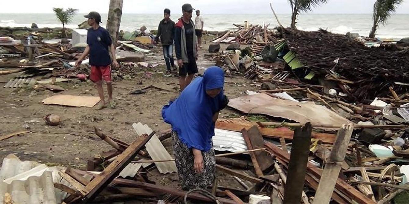 Indonesia Sunda Strait Tsunami Aftermath Indonesia Sunda Strait Tsunami Aftermath